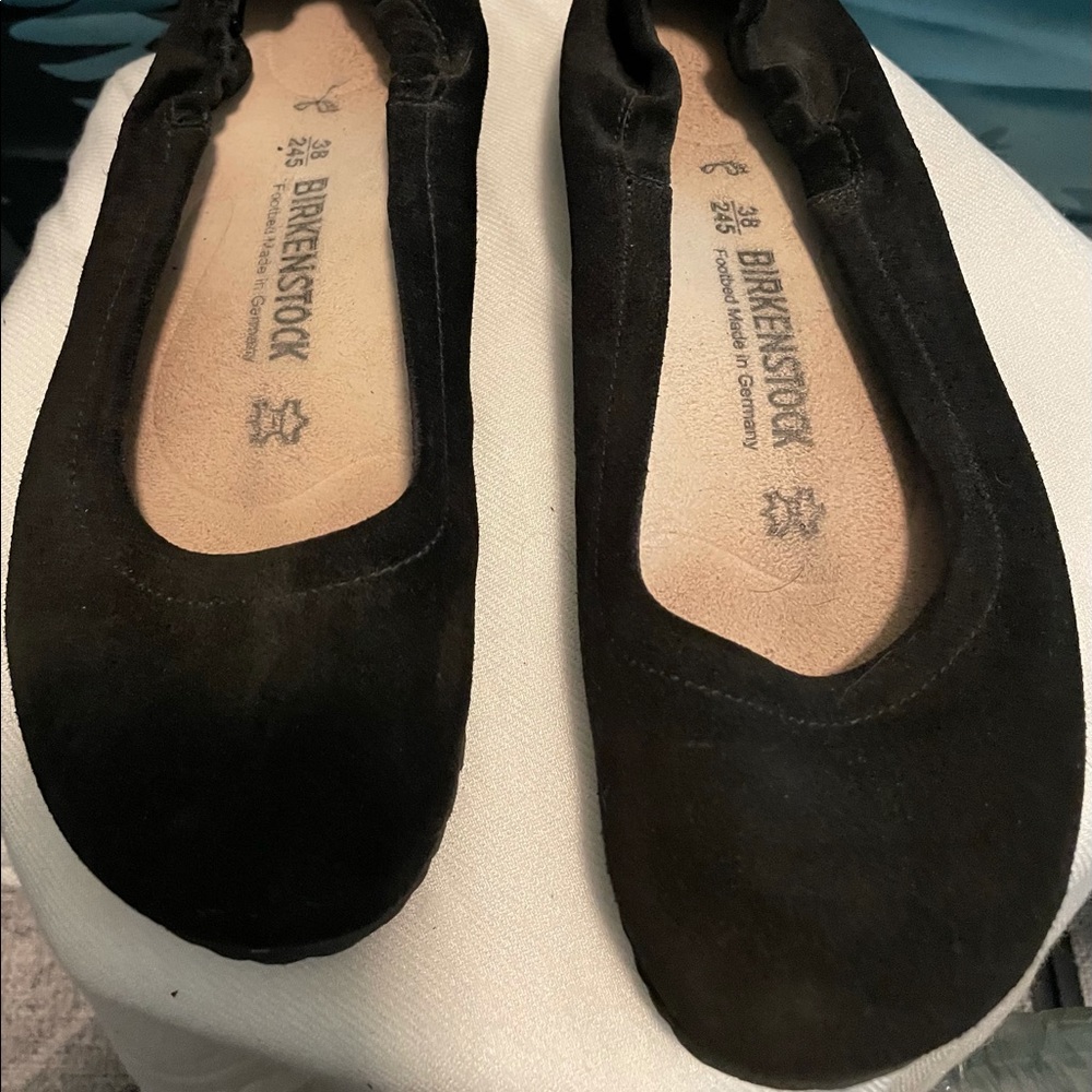Suede flats